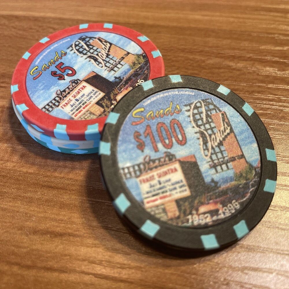 Sands - Lot of *4* Commerative Casino Chips - Las Vegas, Nevada - Picture 2 of 6